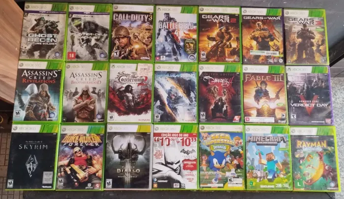 VENDA DE JOGOS ORIGINAIS DE XBOX 360 ( R$ 60,00 CADA )_SOMOS LOJA NO CENTRO DE CAXIAS 