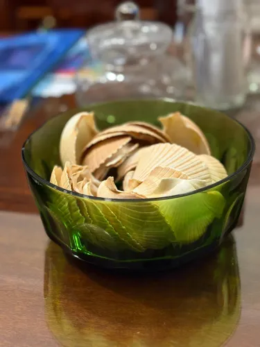 CASQUINHAS DE SIRI + VIDRO
