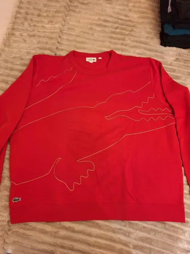 Moletom Lacoste Sport Vermelho com Design Exclusivo