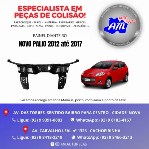 painel frontal novo palio