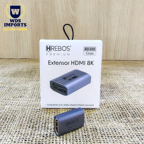 Adaptador Hdmi Emenda 4k 8K 2.1 Fêmea X Fêmea