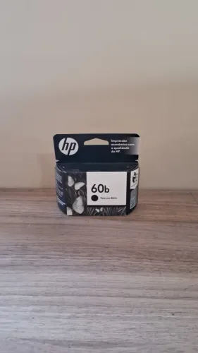 Cartucho hp 60b preto lacrado e original