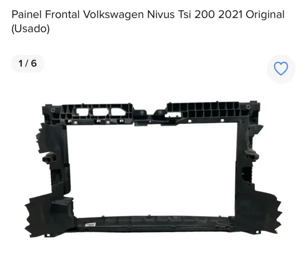 Painel Frontal Volkswagen Nivus Tsi 200 2021 Original
