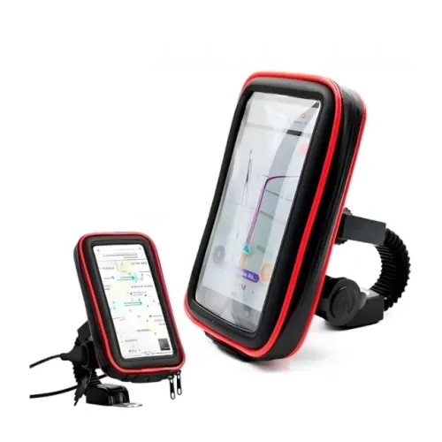 Suporte para Moto Veicular com Carregador à Prova d'Água B-MAX BMG-19
