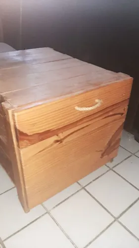 Baú organizador pallet 