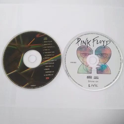 DOIS CDS PINK FLOYD IMPECÁVEIS