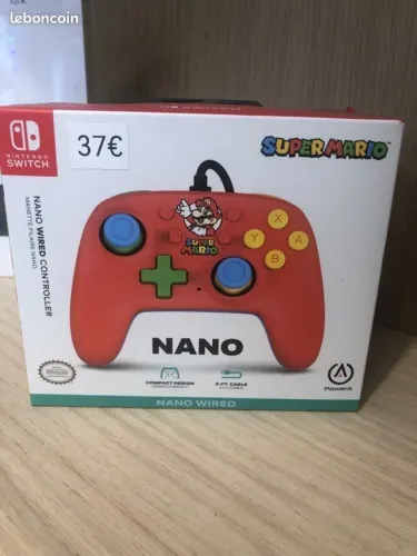 Controle Oficial Super Mario Nintendo Switch com Fio Lacrado - Loja Física