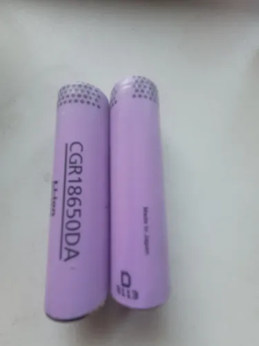 2 Baterias CGR18650DA panasonic 2450mah- Alta performance!