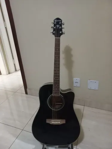 Violão Eletroacustico Crafter Modelo HDC-24EQ/BK