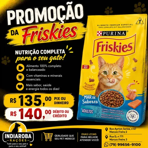 Ração Friskies 10,1kg para Gatos - Promoção Imperdível!