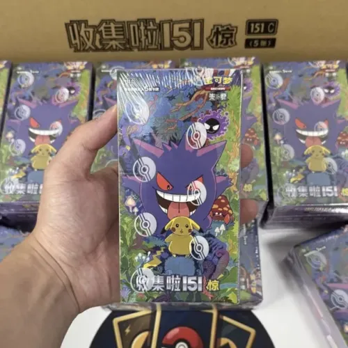 Booster Box Pokémon (ORIGINAL) TCG 151 Chinês Simplificado Gengar (pacote lacrado)