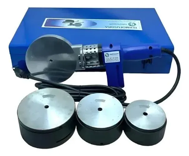 Termofusora para Tubos PPR de 75 a 110m com nota fiscal m 1100W Topfusion TRM20905 220v