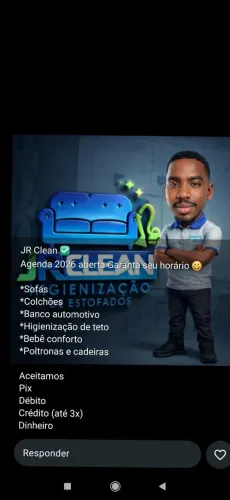 Higienização de estofados