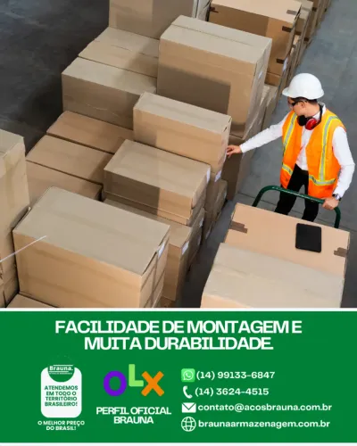 Fácil de Montar e Super Resistente