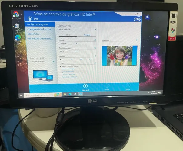 Monitor LG 15.6 VGA funcionando 