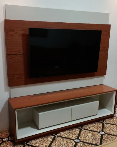 Rack com painel de Tv