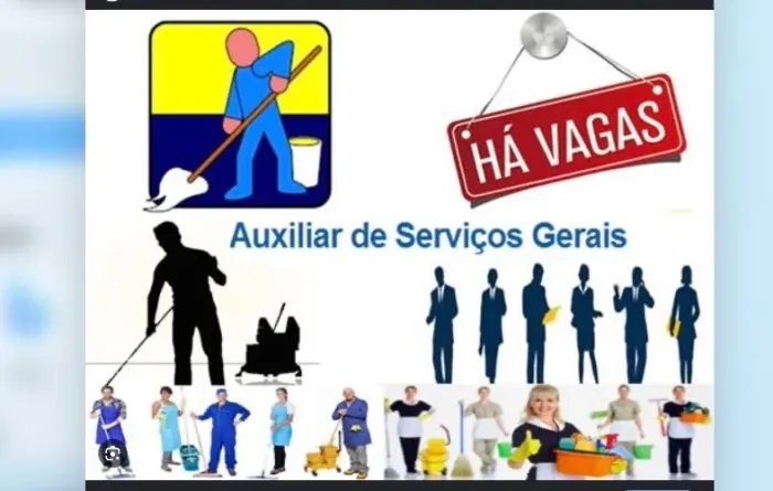 Serviço Geral - Limpeza- Noite - 16h até 00:20