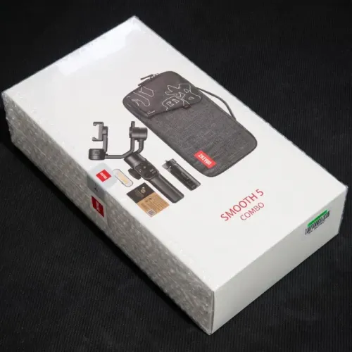 Estabilizador Gimbal Zhiyun Smooth 5 Combo - Preto (Novo, Lacrado)