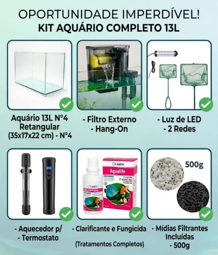 Kit aquário completo!