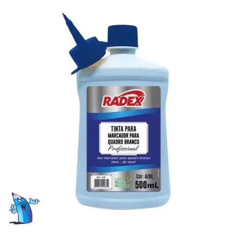 Tinta para piloto de quadro branco Cor azul