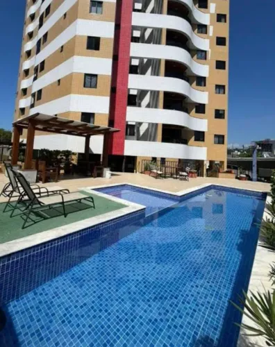 3/4 na Jatiúca lazer com piscina