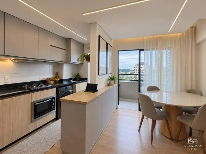 Apartamento com 02 quartos no Anita Garibaldi