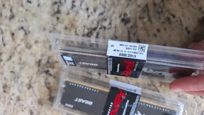 Memória Ram DDR4 Kingston Fury Beast 16GB (2X8)
