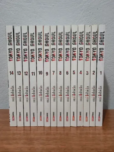 Mangás Tokyo Ghoul avulsos (Volumes 1, 3, 4, 5, 8, 9, 10 e 12)