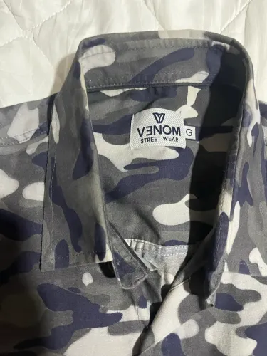 Camisa camuflada masculina G
