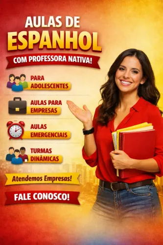 Aulas de Espanhol com Professora Nativa Online - Adultos  e Adolescentes 