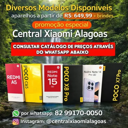 Xiaomi, Poco C85, Poco X8 Pro, Poco M8 Pro e Diversos Modelos Disponíveis 