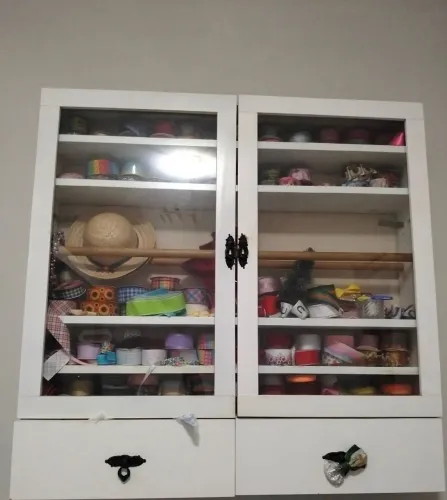 Vendo expositor de madeira