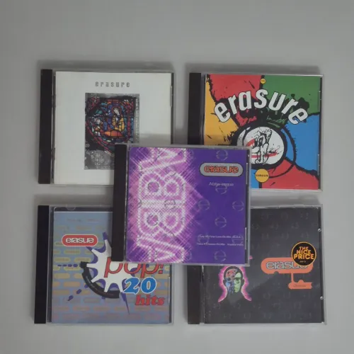 Erasure CDs (4 álbuns + 1 EP) importados