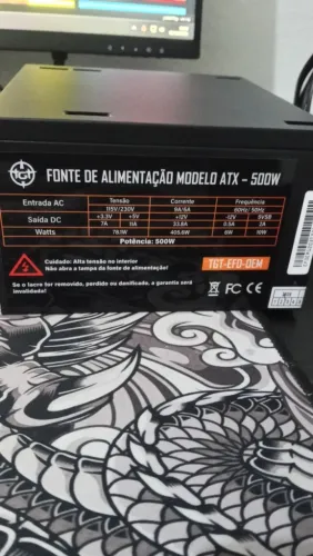 Fonte de Alimentação TGT 500W ATX (TGT-EFD-OEM)
