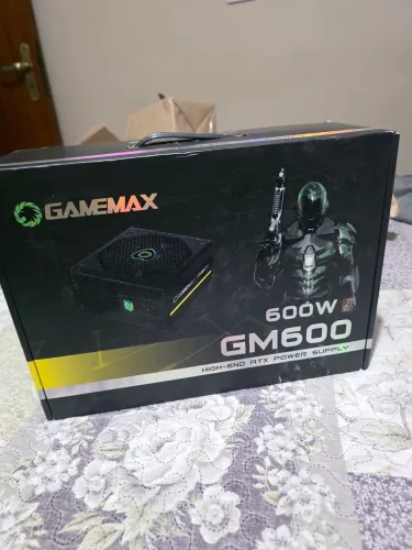 Fonte Gamemax Gm600 600w Semi Modular 80 Plus Bronze