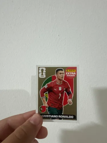 Extra sticker Cristiano Ronaldo gold 