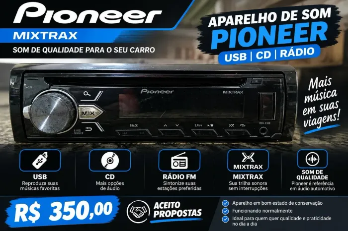 Aparelho de som e midia automotiva 