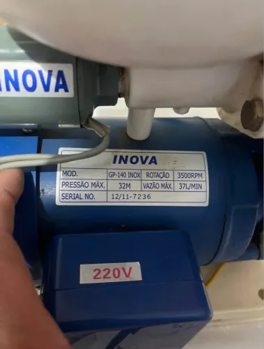 Bomba de pressurização inova