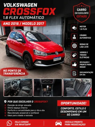 Volkswagen Crossfox I Motion 1.6 T. Flex 16V 5P 2017