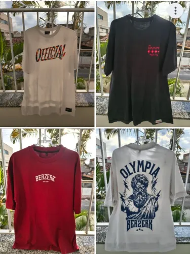 Vendo 4 camisas masculinas 50 reais ótimo estado
