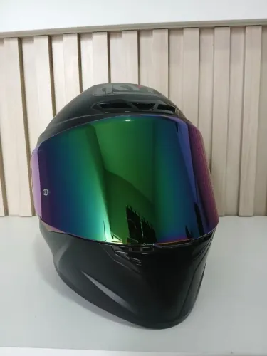 Capacete KYT TT Course - Preto Fosco (Plain)<br>