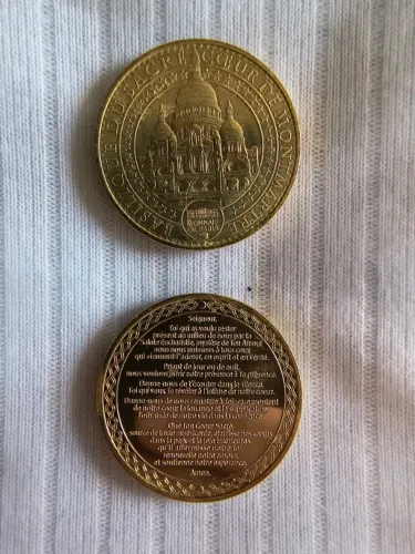Medalha Basilique du Sacré-Coeur - Montmartre - Paris