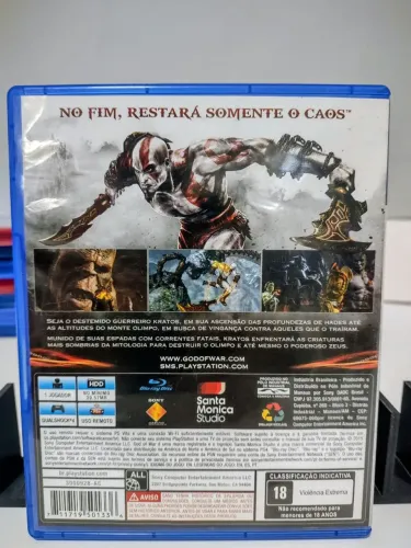 God of war 3 remasterizado ps4/ ps5 vendo ou troco