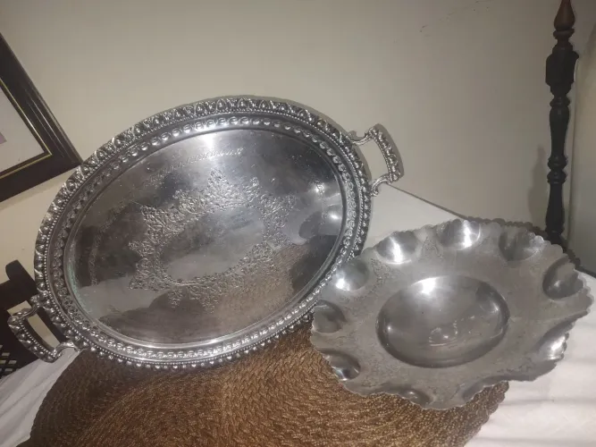 Bandeja e fruteira inox