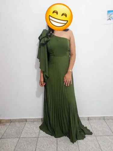 Vestido Verde Oliva - Tamanho 38/40