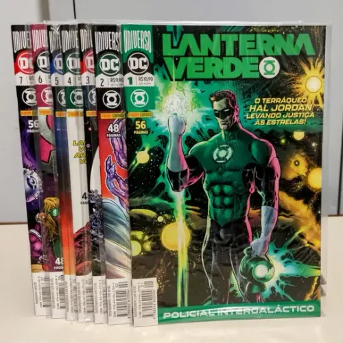 Lote HQ DC Lanterna Verde por Grant Morrison Vols. #01 ao #07 - Completo (Panini)
