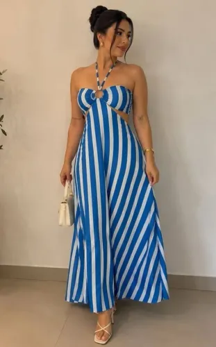 Vestido listrado