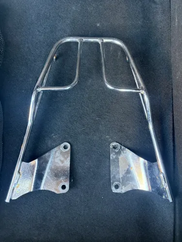 Bagageiro Cromado para Moto