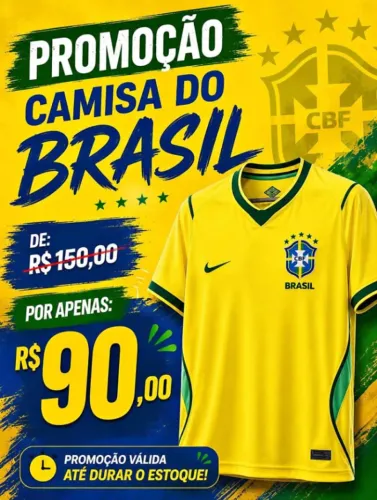 CAMISA BRASIL 2026 PRINCIPAL VERSAO JOGADOR