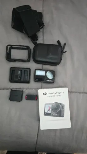 Câmera kit dji osmo action 4 standard -- leia a descrição 